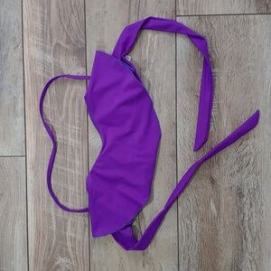 Women's Purple Swim Top Medium